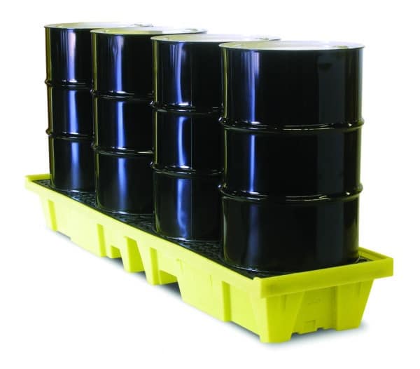 Spill Pallet - 4 Drum - In Line