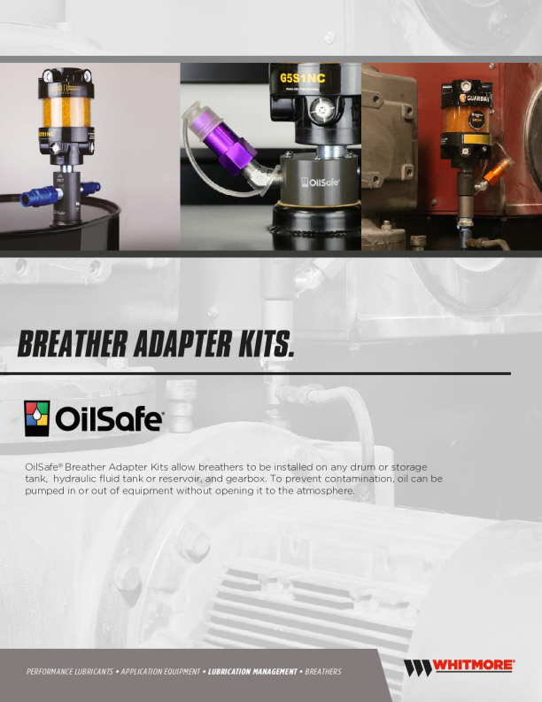 Breather Adapter Kits Sellsheet