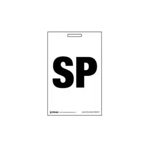Sample Point Label – Plastic Card – Generic