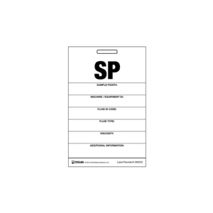 Sample Point Label – Plastic Card – Detailed