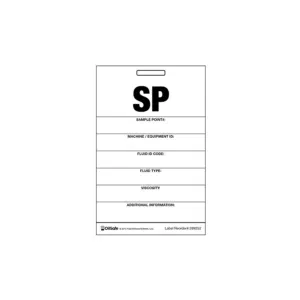 Sample Point Label – Plastic Card – Detailed