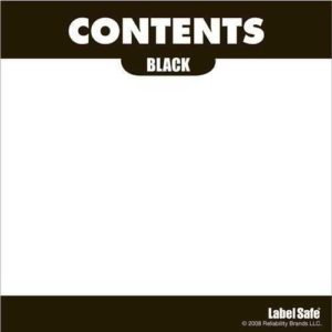 Contents Label 3.25″ x 3.25″ – Adhesive