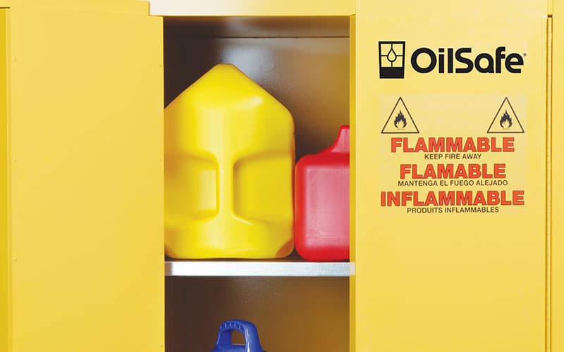 Lube Room Storage Cabinets - OilSafe Lubrication Management